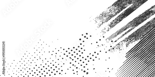 Abstract black and white design with textures, perfect for adding depth and intrigue to your creative projects.