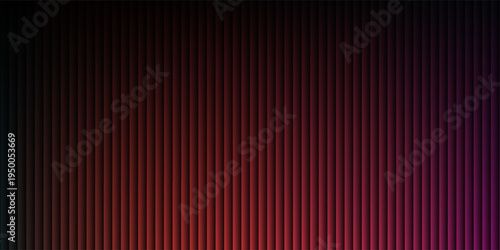 Ripple glass gradient background. Abstract neon glass gradient background with iridescent holographic reflections and ribbed distortion. Frosted glassmorphism effect in red and orange colors. Vector