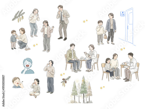 Photos Seasonal Allergy Treatment and Sublingual Immunotherapy Scenes Collection