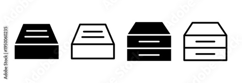 Archive folders icon vector illustration. Document vector icon. Archive storage icon.