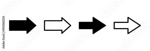 Arrow icon vector illustration. Arrow sign and symbol for web design.