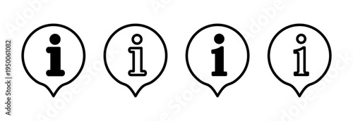 Information sign icon vector illustration. about us sign and symbol. question mark icon