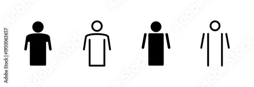 Man icon vector illustration. male sign and symbol. human symbol