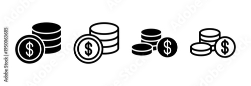 Money icon vector illustration. Money sign and symbol
