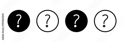 Question icon vector illustration. question mark sign and symbol