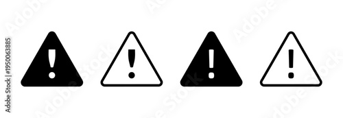 Danger icon vector illustration. attention sign and symbol. Hazard warning attention sign