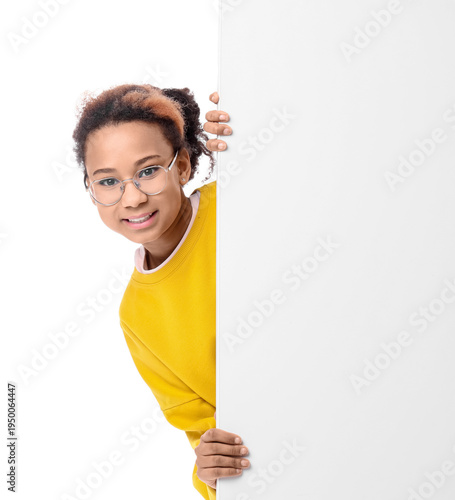 Teenage African-American gi...