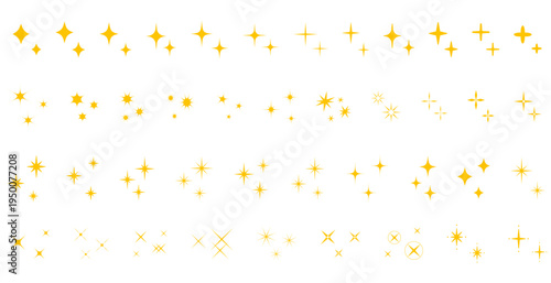 キラキラマーク、キラキラオブジェクト