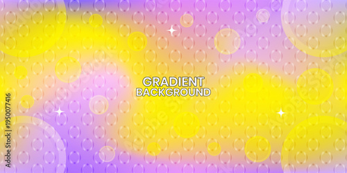 Pastel Purple and Yellow Bubble Pattern Background.  Playful abstract background with soft purple and yellow gradients, circular bubble textures, and subtle sparkles.
