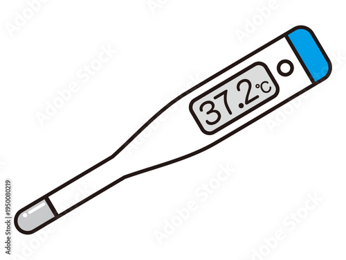 体温計のベクターイラスト素材4