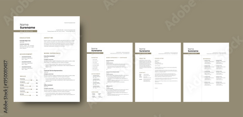 Minimalist Resume Layout