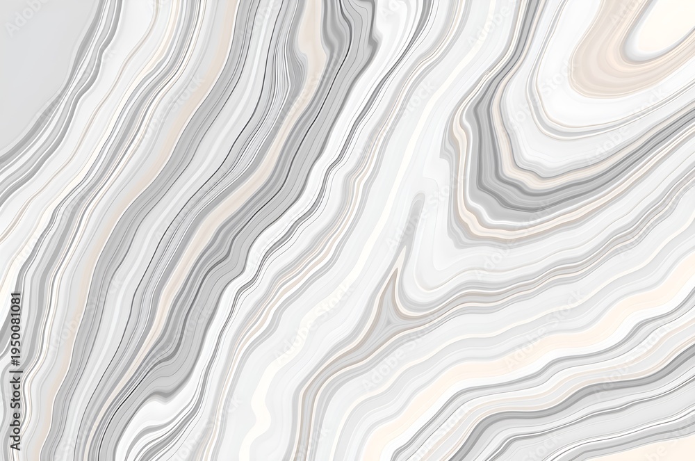 Fototapeta premium Abstract Swirls of Beige, Gray, and White