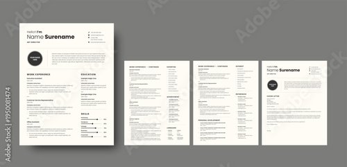 Minimalist Resume Layout