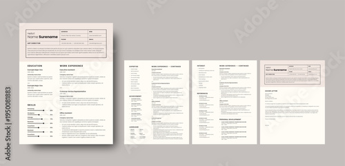 Minimalist Resume Layout