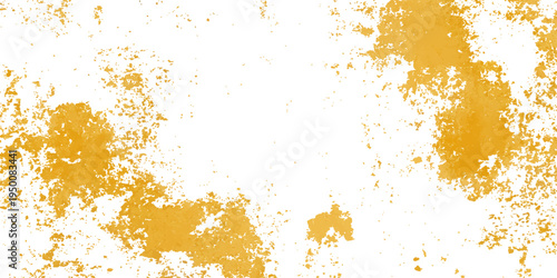 Abstract grunge background with orange paint splashes