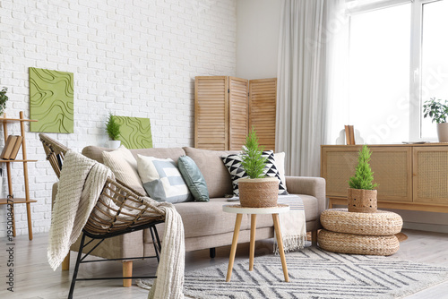 Interior of living room wit...