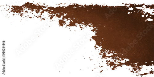 Coffee beans on black grunge background