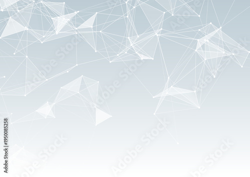 pastel coloured abstract low poly plexus design background.