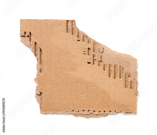 Piece of cardboard paper is...