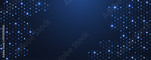 Abstract digital blockchain cube blocks concept. 3D big data cubes quantum computer technology idea. Artificial intelligence data core cubes design element