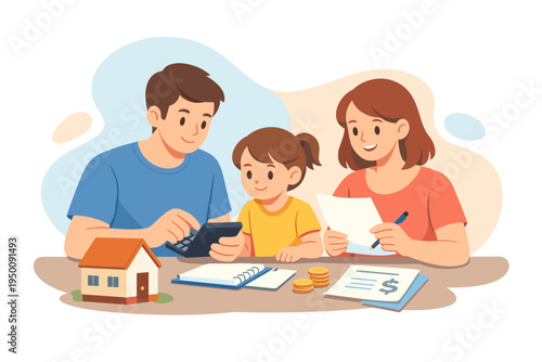 Family planning finances and saving for a house together.