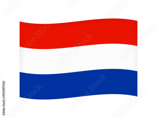 オランダの国旗のイラスト素材3