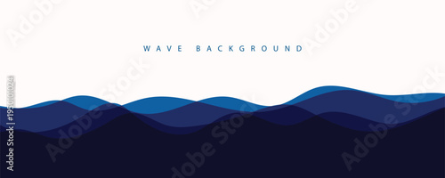 abstract blue wave background