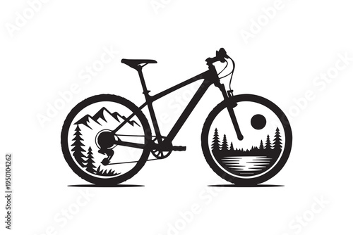 Mountain Bike illustration Vector