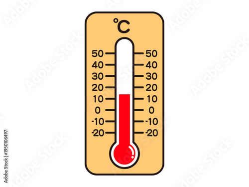 温度計のイラスト素材