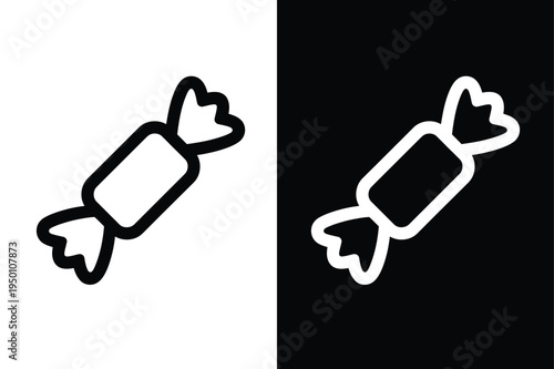 Candy vector icon graphic isolated sketch illustration on white background.