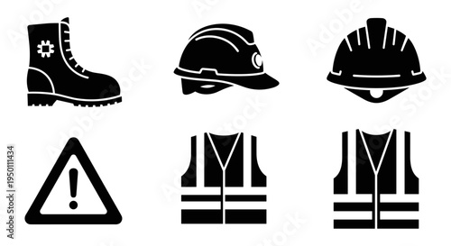 Construction safety equipment and signs.