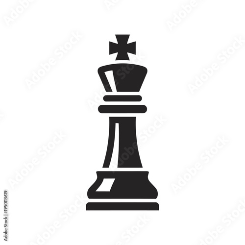Chess king icon, Chess pieces, chess king symbol, chess king vector design