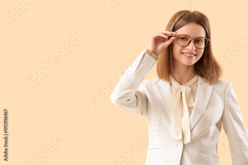 Beautiful young businesswom...
