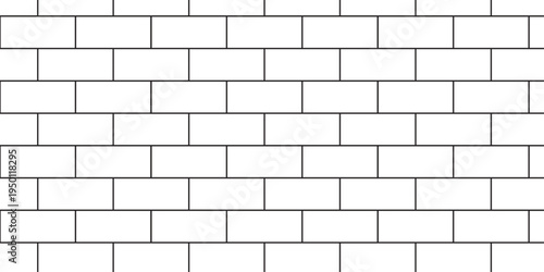 miniml abstract pavement floor and wall white structure brick wall row wallpaper texture design.