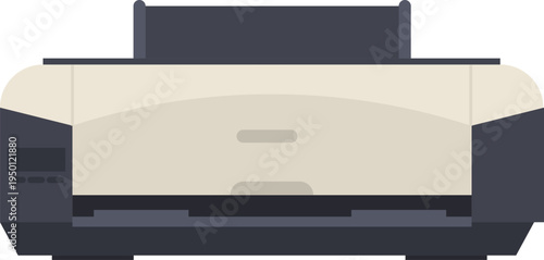 Office printer vector illustration for printing documents