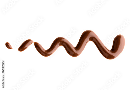 Swirl of sweet melted choco...