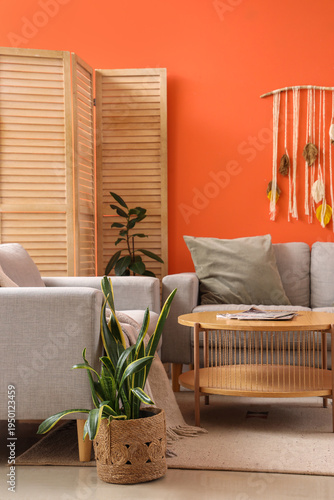 Interior of stylish living ...