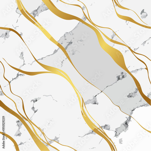 Seamless marble texture pattern with natural stone veins, elegant luxury style, white and gold marble texture, high resolution repeating surface