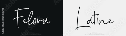 Felord Latine, Script elegant Modern beauty font alphabet logo. Typography beautiful luxury minimal elegant serif fonts fashion wedding vintage retro logos. vector illustration
