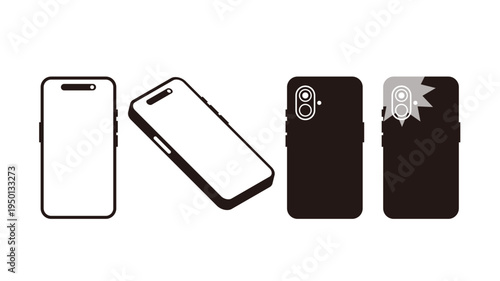 スマートフォンのイラスト