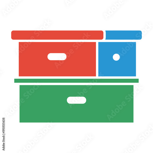 colorful drawer organizer system