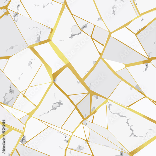 Seamless marble texture pattern with natural stone veins, elegant luxury style, white and gold marble texture, high resolution repeating surface