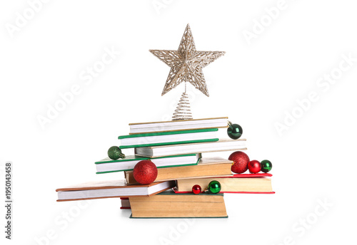 Christmas tree made of diff...
