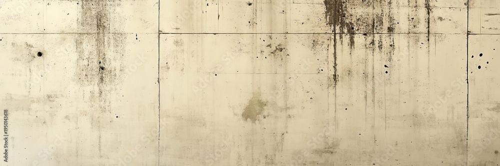 Fototapeta premium Seamless Concrete Texture with Aged Beige Background and Stamped Decorative Patterns for Design