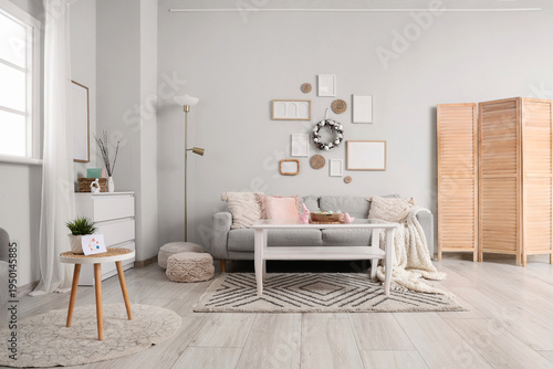Interior of living room wit...