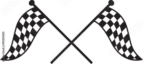 racing flag vector