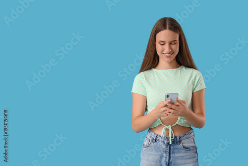 Beautiful young woman with ...