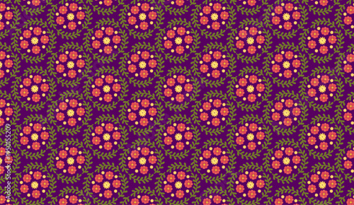 Seamless Pattern with Hand Drawn Sewing Tools and Tailoring Accessories
