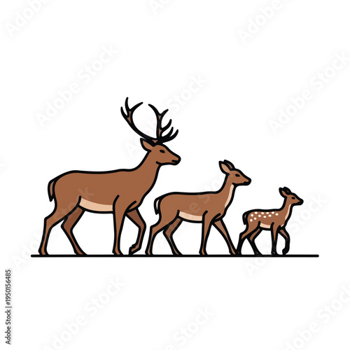 silhouette of deer