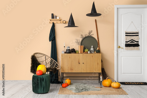 Interior of hallway decorat...
